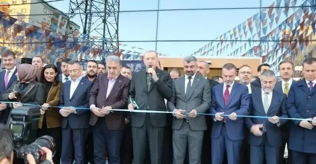 Başkan Recep Tayyip Erdoğan, Mardin’de AK Parti İl Başkanlığı binasını hizmete açtı