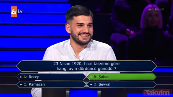 Geri Çekilme Kararı Mehmet Okan'ın Karşısına Çıkan 1 Milyon Tl'lik "23 Nisan 1920'Nin Hicri Takvime Göre Karşılığı" Sorusu, Yarışmacı İçin Oldukça Kritik Bir...