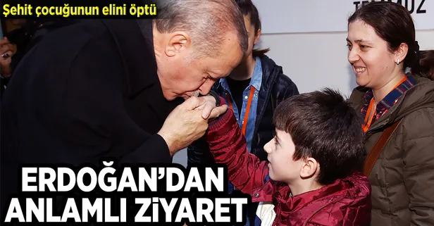 Cumhurbaşkanı Erdoğan'dan anlamlı ziyaret