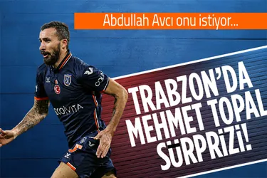 Trabzonspor'da Mehmet Topal sürprizi!