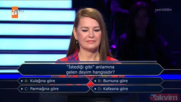 Kenan İmirzalıoğlu sordu, Kim Milyoner Olmak İster'de Yeşilçam rüzgarı esti! Neşeli Günler, Münir Özkul ve Adile Naşit... - 37