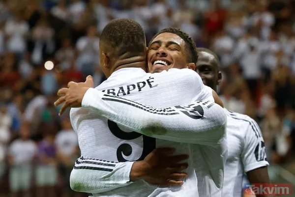 UEFA Süper Kupa'da şampiyon Real Madrid! Mbappe siftah yaptı... Arda Güler 4. kupasını kaldırdı - 24