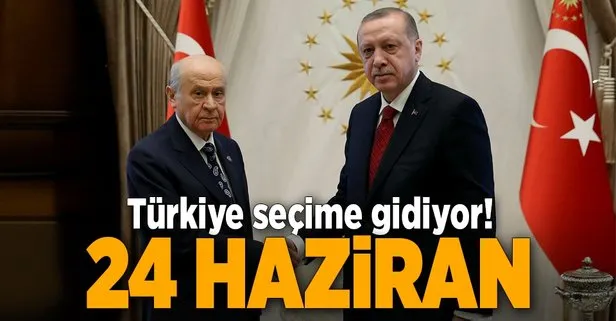 Cumhurbaşkanı Erdoğan seçim tarihini açıkladı