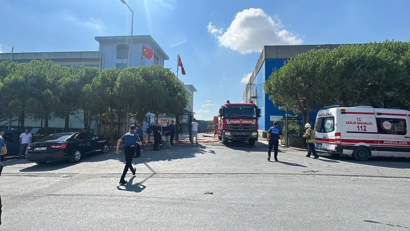 Arnavutköy'de fabrika yangını! İşçiler kıl payı kurtuldu-4