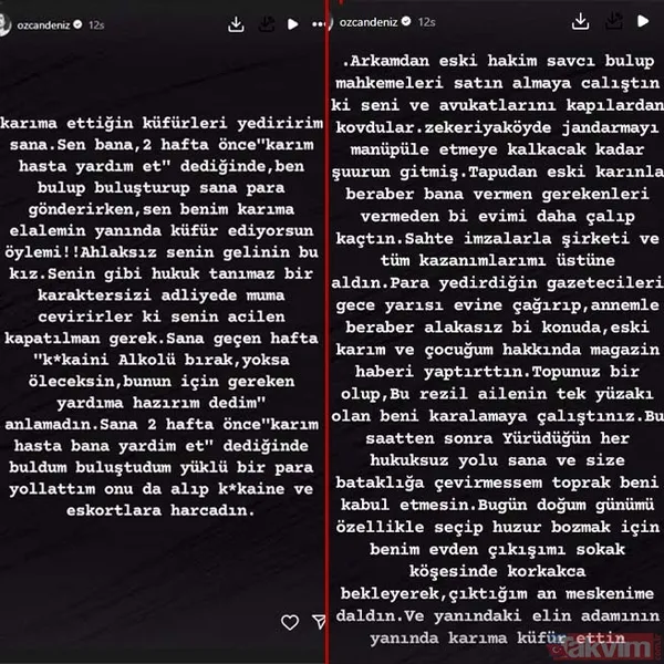 Bardak taştı! Özcan Deniz her şeyi ifşa edip ağabeyi Ercan Deniz’e ateş püskürdü: Karıma ettiğin küfürleri yediririm sana! - 12