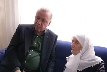 Başkan Erdoğan'dan şehit ailelerine ziyaret!
