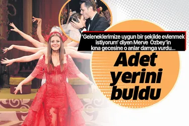 Merve Özbey'in kına gecesine ünlü yağdı