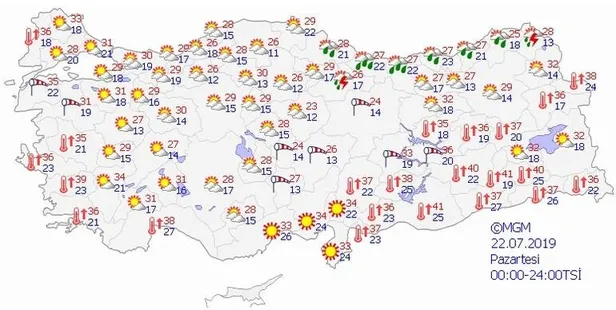 Meteoroloji yeni haftanın raporunu yayımladı! Çarşamba günü...-6