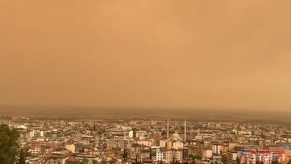Dışarı çıkan yanar! Göz gözü görmüyor! Meteoroloji uyarmıştı: Türkiye'nin güneyini toz bulutu sardı - 2