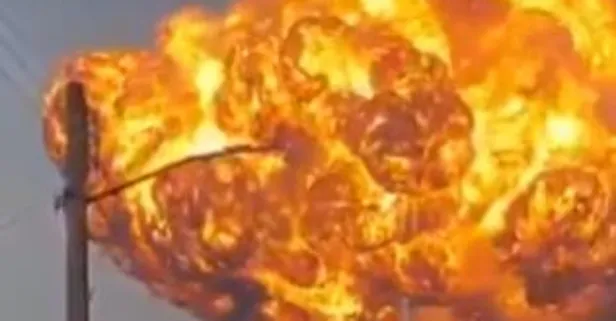 Meksika’da dizel tesisinde patlama! Fabrika alev topuna döndü