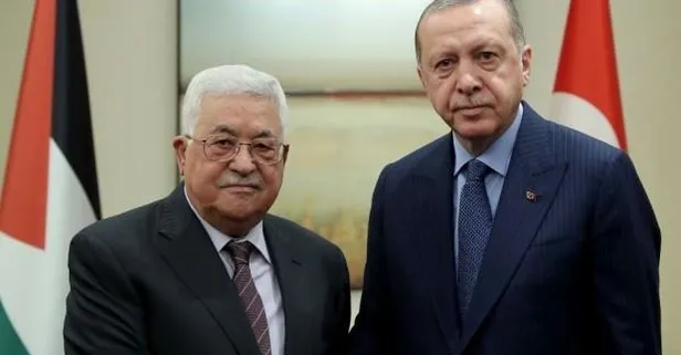Başkan Erdoğan'dan Abbas'a destek telefonu
