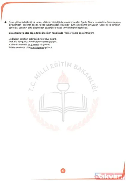 LGS örnek sorular yayımlandı! İşte MEB LGS örnek sorular listesi
