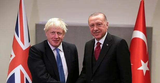 Son dakika: Başkan Erdoğan, İngiltere Başbakanı Johnson ile görüştü