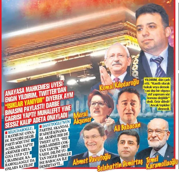 Muhalefet, AYM binasını paylaşıp darbe çağrısı yapan Engin Yıldırım'a sessiz kaldı!-1