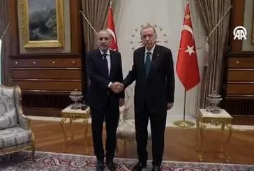 Başkan Erdoğan Ürdün Dışişleri Bakanı Eymen es-Safedi’yi kabul etti