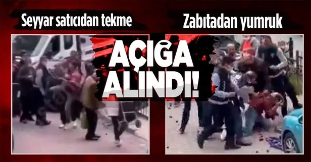 İstanbul Kağıthane’de seyyar satıcıyı yumruklayan zabıta memurları açığa alındı!