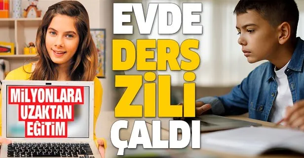 Evde ders zili çaldı