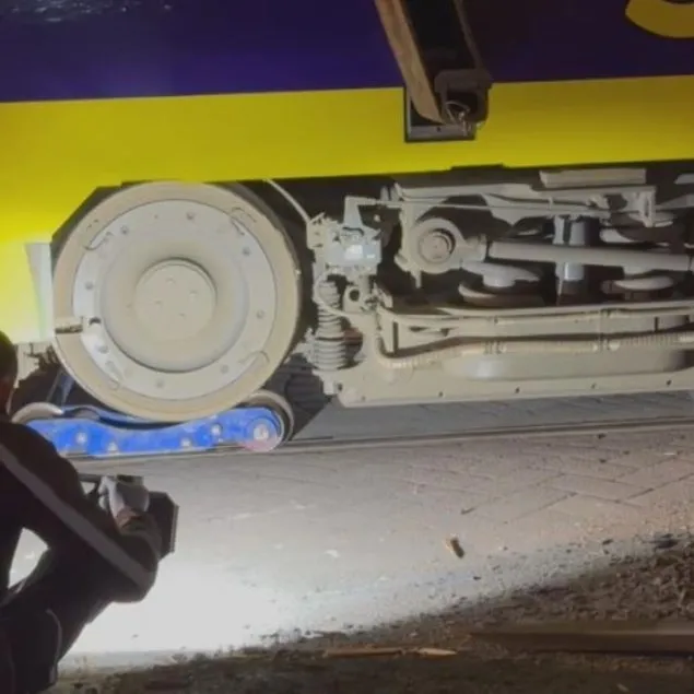 Gülhane’de tramvay raydan çıktı