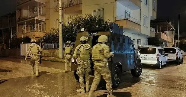 Mersin’de 431 polisle şafak operasyonu! Çok sayıda uyuşturucu satıcısı enselendi