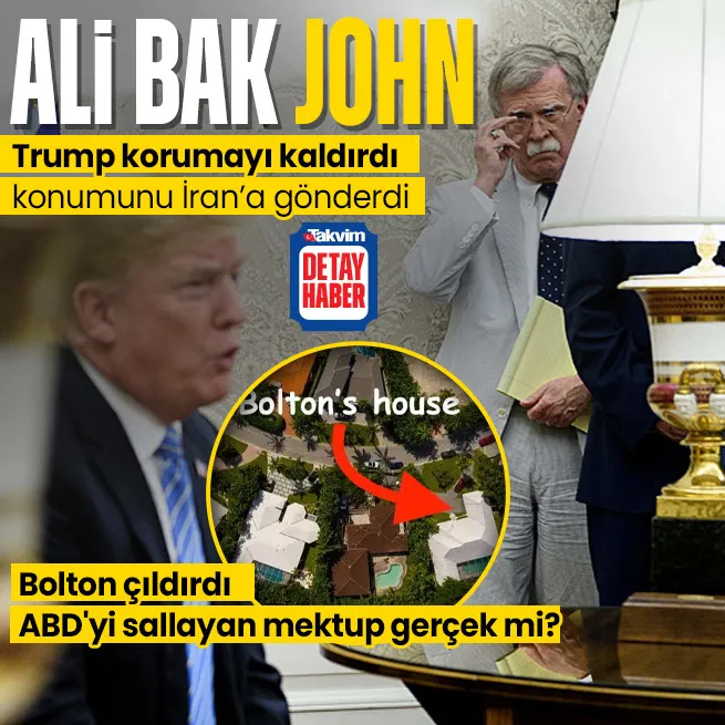 Trump’tan John Bolton’a İran darbesi! Korumayı kaldırmıştı: Konumunu Hamaney’e mi verdi?