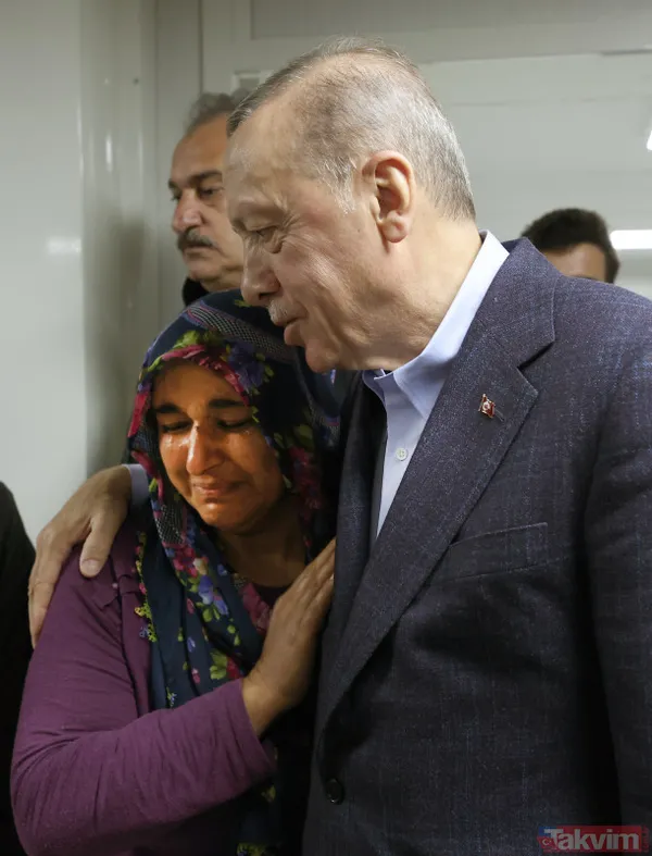 Başkan Recep Tayyip Erdoğan Hatay'ı ziyaret etti: Hem kalbimizle hem gözümüzle hem ziyaretlerimizle Hatay'ın yanında yer almayı sürdüreceğiz - 3