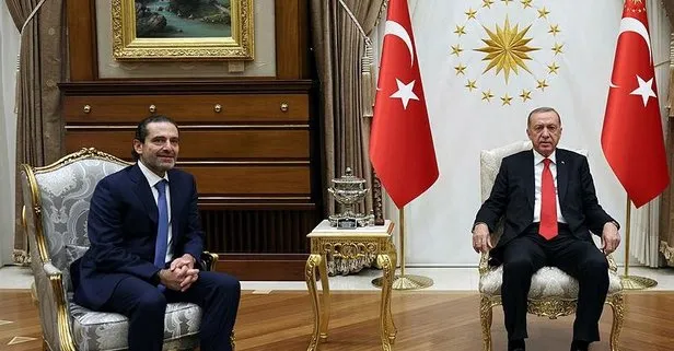 Başkan Erdoğan, eski Lübnan Başbakanı Hariri’yi kabul etti