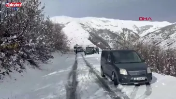 Muş'ta 14 köy yolu kardan kapandı