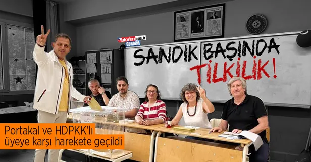 CHP yandaşı Fatih Portakal ile HDP'li sandık kurulu üyesi hakkında suç duyurusu! Sandık başında propaganda...