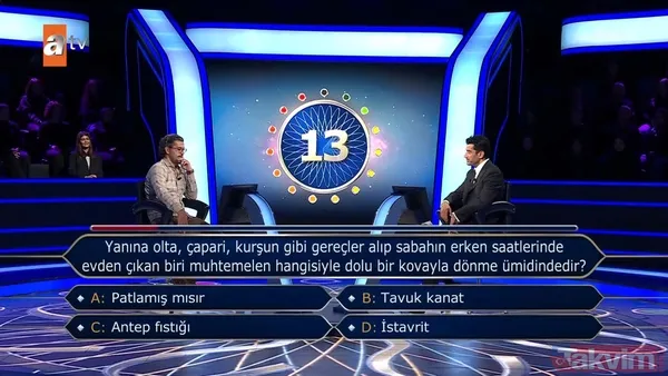 Kim Milyoner Olmak İster'de seyirciye güvendi yarışmadan elendi! Geceye damga vuran o soruyu kimse bilemedi! - 13
