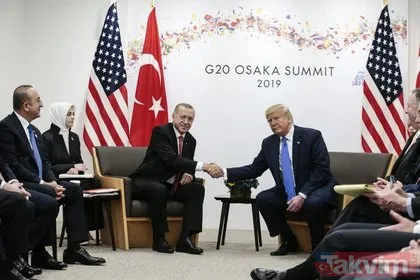 Başkan Recep Tayyip Erdoğan ve ABD Başkanı Trump G20’de görüştü