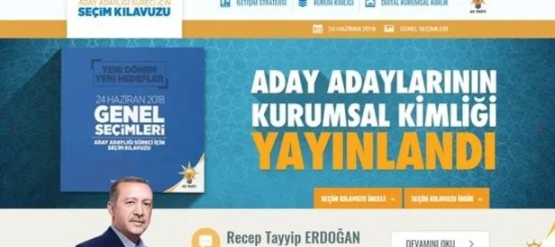 AK Parti’den 24 Haziran’a özel web sitesi