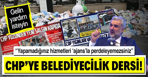 Kapaktepe'den CHP'ye çöp göndermesi!