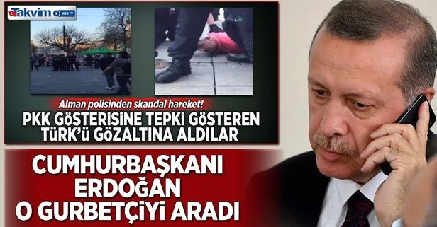 Erdoğan, o gurbetçiyi telefonla aradı