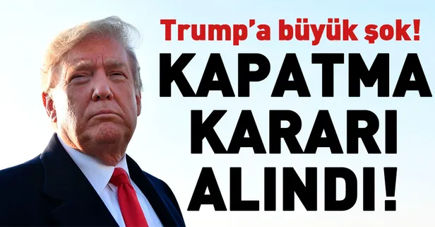 Son dakika: Trump Vakfı kapatılıyor