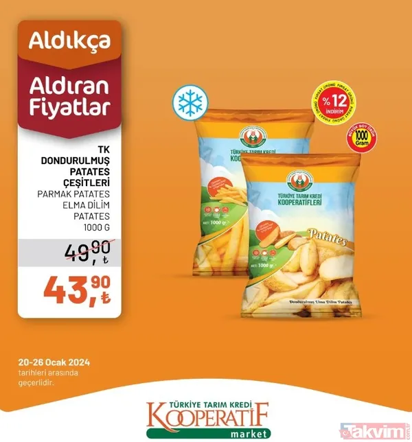 31 üründe fiyatlar dibi buldu! Tarım Kredi 21-26 Ocak 2024 FİYAT LİSTESİ az önce yayımlandı! Peynir, yumurta, un... - 22