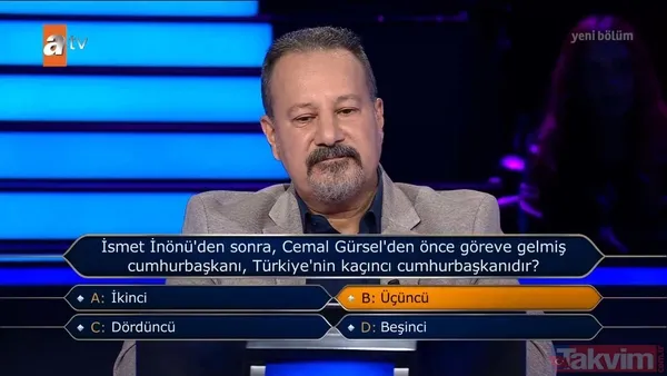 Kim Milyoner Olmak İster'de beyin yakan 200 bin TL'lik TDK sorusu! - 44