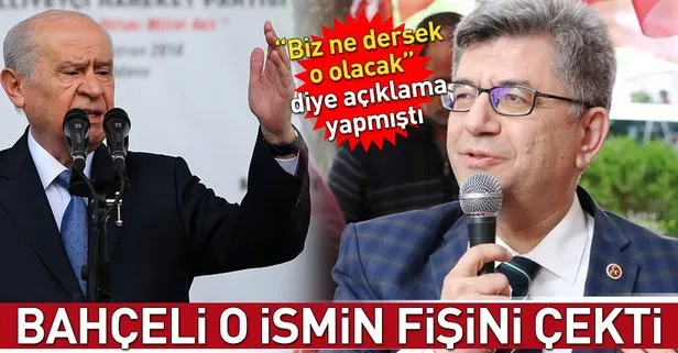 Devlet Bahceli Mhp Genel Baskan Yardimcisi Sefer Aycan I Gorevinden Aldi Takvim