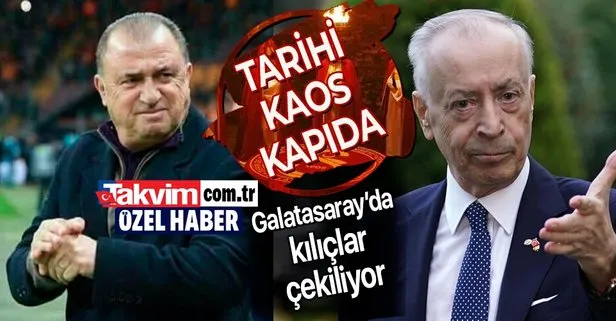 Galatasaray’da tarihi kaos kapıda! Fatih Terim, Mustafa Cengiz’e karşı...