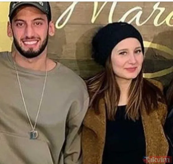 Hakan Çalhanoğlu ve eşinden Milano pozu! Boşanma krizinden sonra mutlu aile tablosu - 9