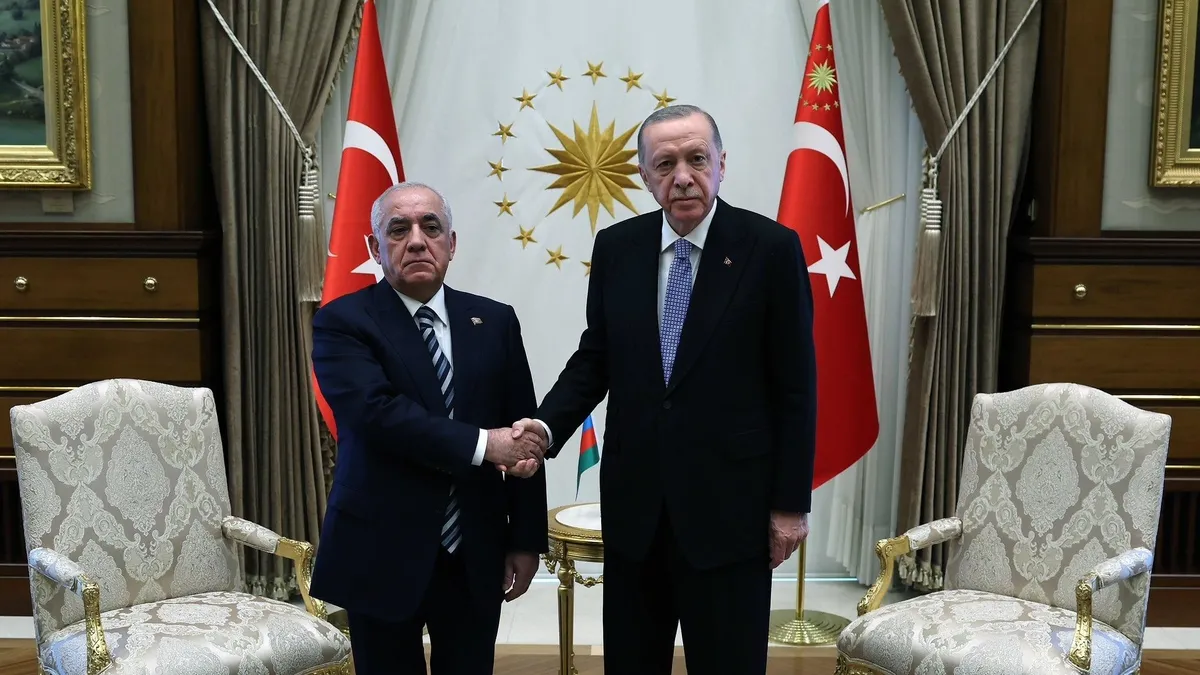 Başkan Erdoğan Külliye'de Azerbaycan Başbakanı Ali Asadov'u kabul etti | 4 alanda imzalar atıldı
