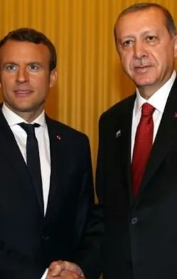 Erdoğan ile Macron telefonda görüştü