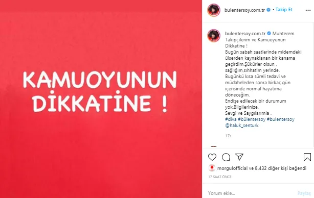 Son dakika: Bülent Ersoy'un sağlık durumu hakkında hastaneden açıklama! Bülent Ersoy'un hastalığı ne?-2