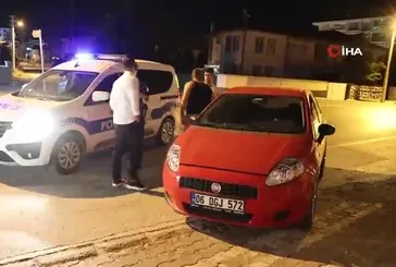 Polis ile ehliyetsiz sürücü kovalamacası kamerada