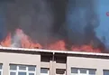 Rize’de çatı yangını paniğe neden oldu