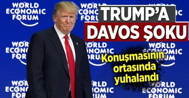 Trump Davosta yuhalandı