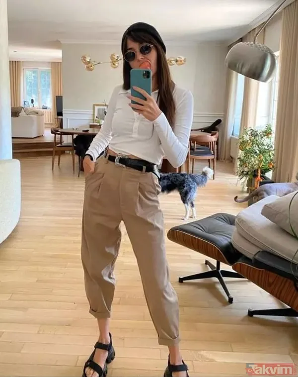 800 metrekarelik 9 odalı lüks villasına bakın! Çağla Şıkel’in 2 oğluyla yaşadığı ev hayran bıraktı! Emre Altuğ ile 7 yıl evli kalmıştı... - 13