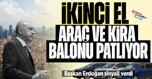 Başkan Erdoğan'dan 2.el araç ve konut kiralarındaki yüzde 25 sınırıyla ilgili flaş açıklama!