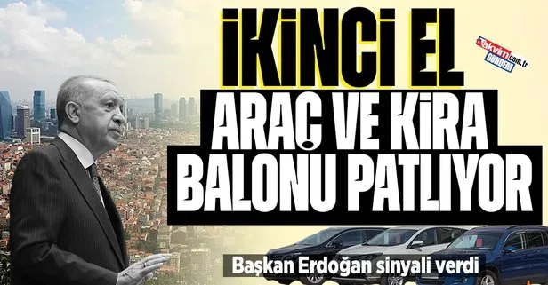 Başkan Erdoğan’dan 2.el araç ve konut kiralarındaki yüzde 25 sınırıyla ilgili flaş açıklama!