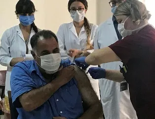 İlk gönüllü aşılama yapıldı