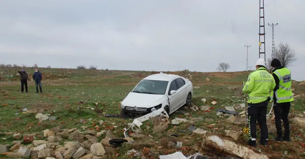 Tekirdağ'da korkunç kaza! Lastik patladı, araç takla attı